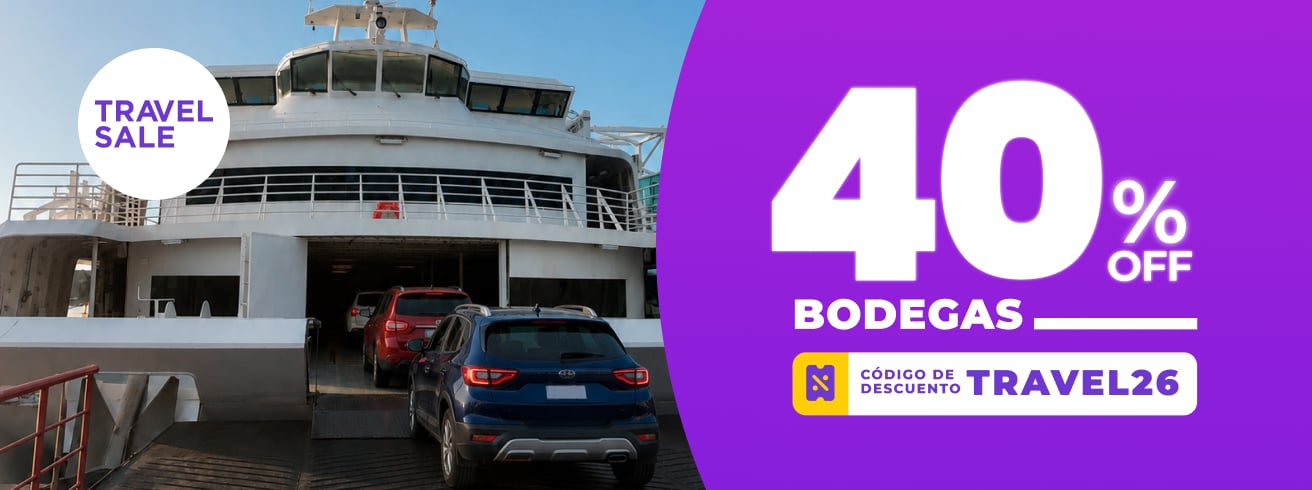 40 OFF en bodegas - Travel sale en Colonia Express