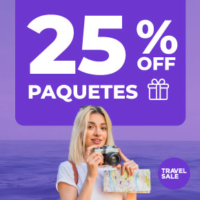 Descuento 25% en paquetes - Colonia Express