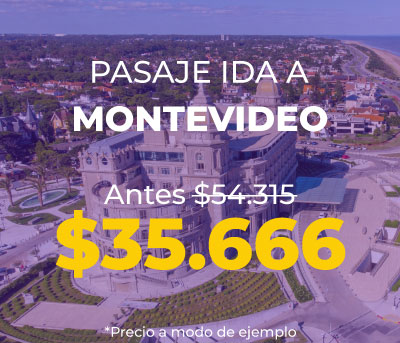 50% de descuento en pasajes a Montevideo , Uruguay - Colonia Express